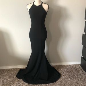 Lulus Girl in the Mirror Black Beaded Maxi Dress